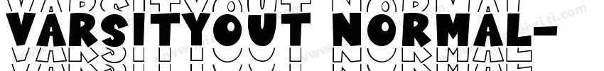 VarsityOut Normal字体转换